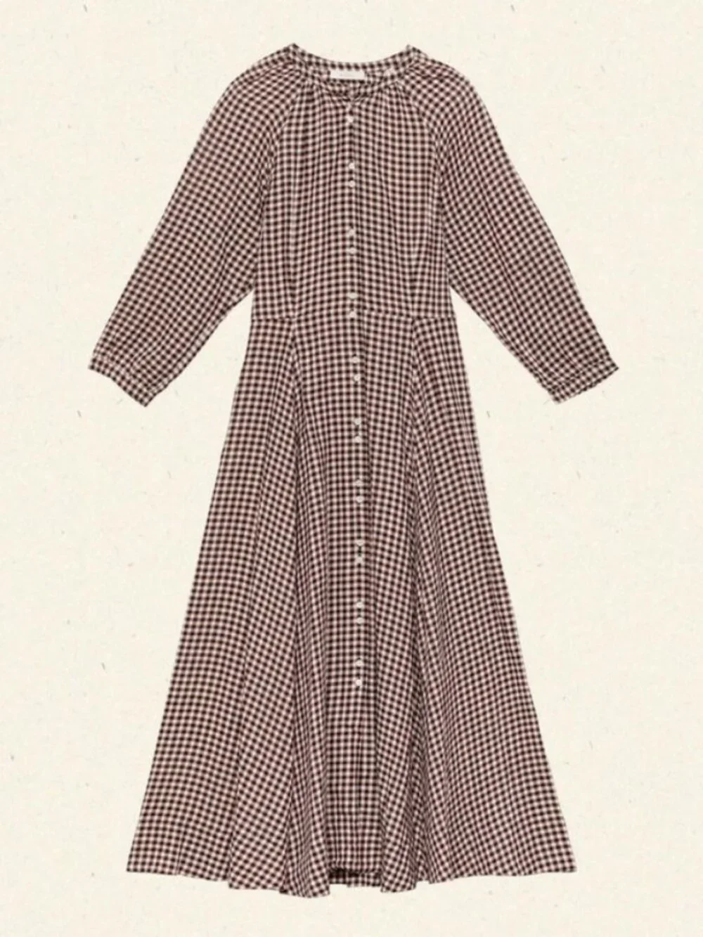 💕DÔEN💕 Madelaine Dress ~ Delphine Plaid Medium M NWT - Picture 10 of 16
